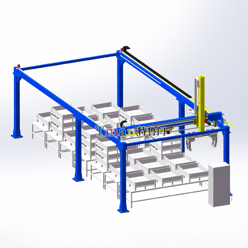 料框码垛桁架机械手