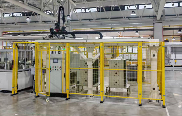 储料仓自动上下料桁架机械手