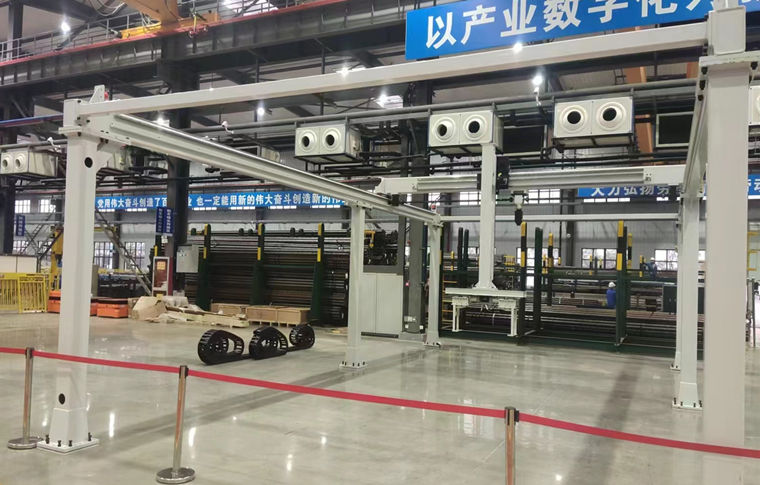 料框搬运码垛桁架机械手