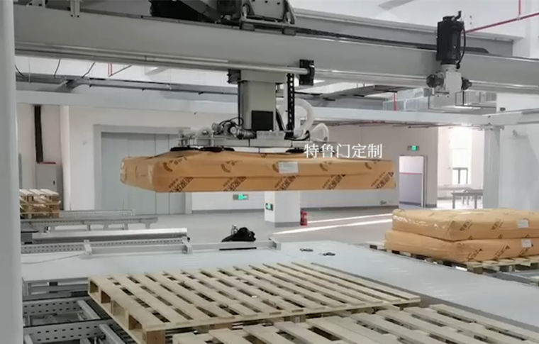 床垫自动拣选桁架机械手